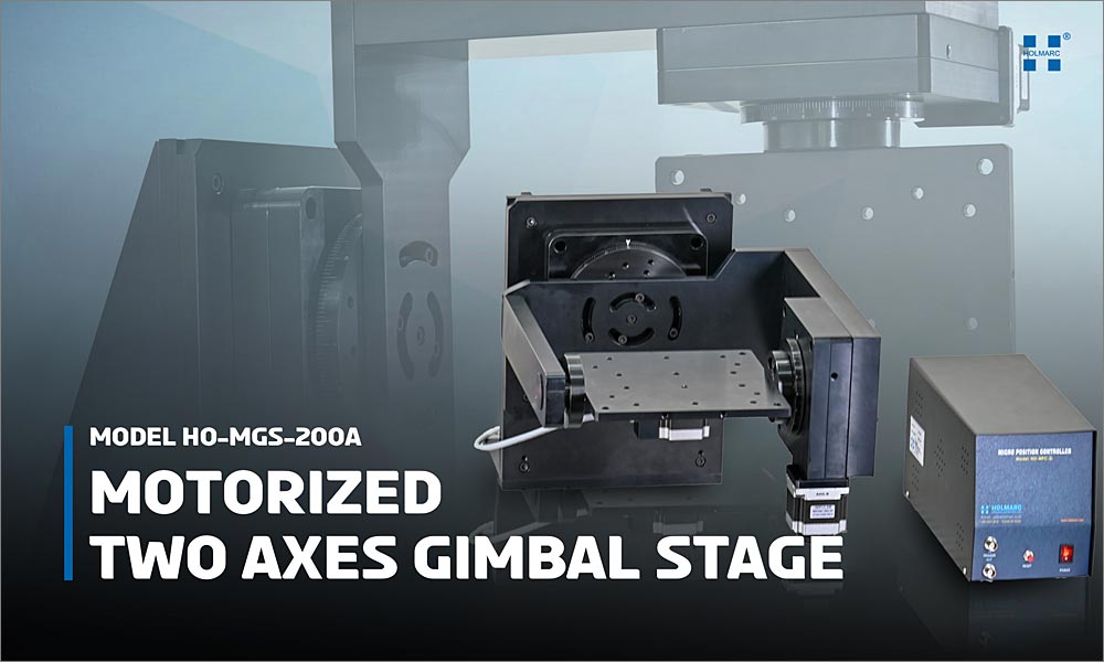 Motorized Two Axes Gimbal Stage