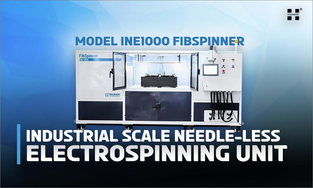 Industrial Scale Needle-less Electrospinning Unit