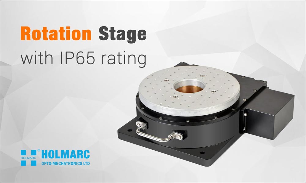 Rotation stage with IP65 rating